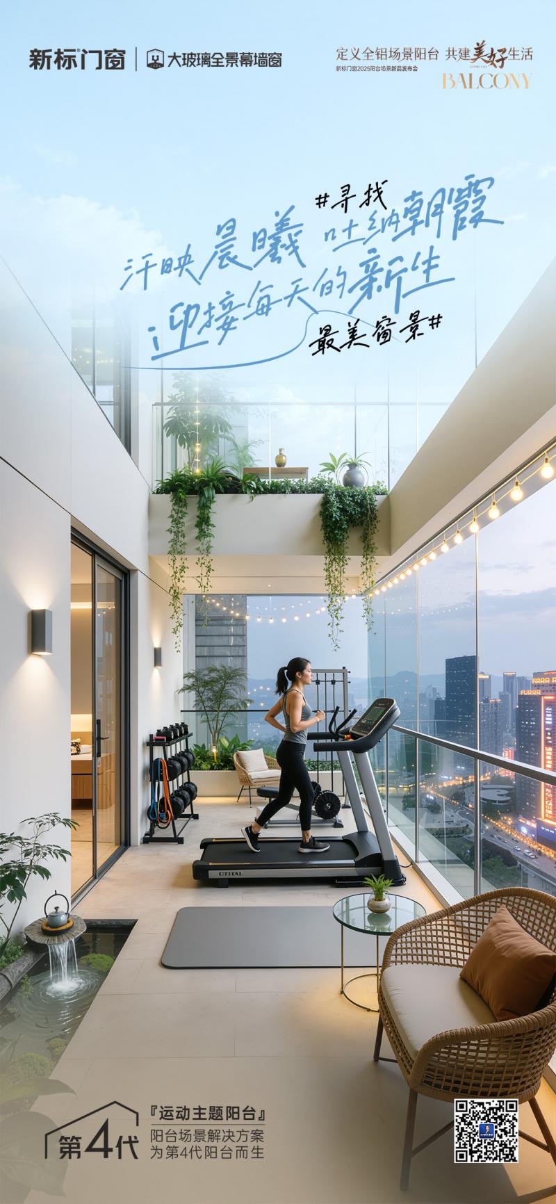 新标门窗六大场景阳台，构筑多元生活主场